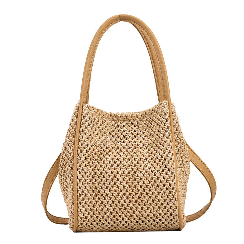 Women's Straw Woven Fashion Trend Single Shoulder Messenger Bag