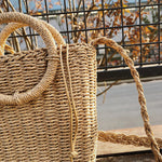 Straw Bag Woven Bag Straw Woven Handbag Woven Messenger Female Rattan Bag Beach Bag