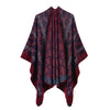 Reversible cashmere cloak