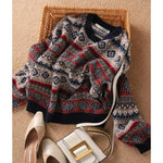 Jacquard cashmere knitwear