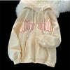 Autumn And Winter Trends And Casual Ins Hong Kong Wind Couples High Street Loose Hooded Jacket