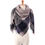 Cashmere triangle scarf