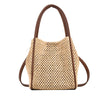Women's Straw Woven Fashion Trend Single Shoulder Messenger Bag