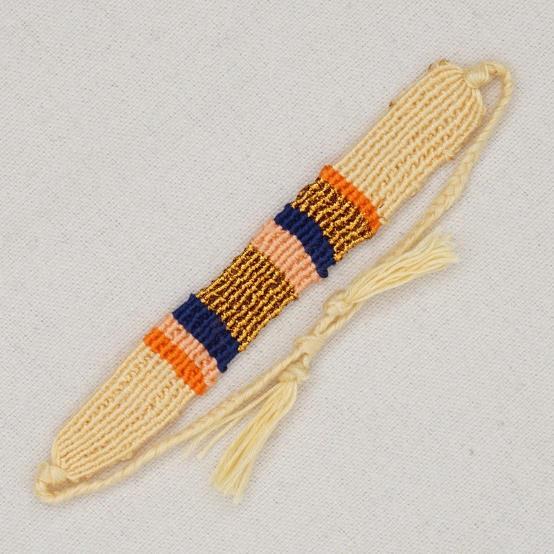 Hand-woven Linen Cotton Woven Couple Bracelet