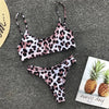 Leopard Thong Swimsuit Women 2022 Sexy Bikini Set Print Push up Swimwear Female Brazilian Bikini Set Bathing Suit