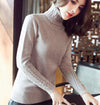 Turtleneck Sweater Women 2019 Winter Thick Warm Women Pullovers And Sweaters     Knitted Elasticity Fashion Female Jumper Tops