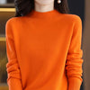 100% Merino Wool Cashmere Sweater Women Knitted Sweater Turtleneck Long Sleeve Pullovers Autumn Winter Clothing Warm Jumper Tops