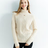 Cashmere Sweater Women Knitted Sweaters 100% Merino Wool Turtleneck Long-Sleeve Knit Pullover 2022 Winter Autumn Jumper Clothing