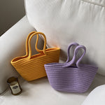 Cotton Rope Woven Basket Childrens Woven Bag