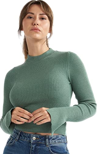 Alice Women's Crew Neck Ribbed Knitted Lounge Wear