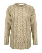 Fashion Girl Cable Knit Warm Chunky Jumper Sweater