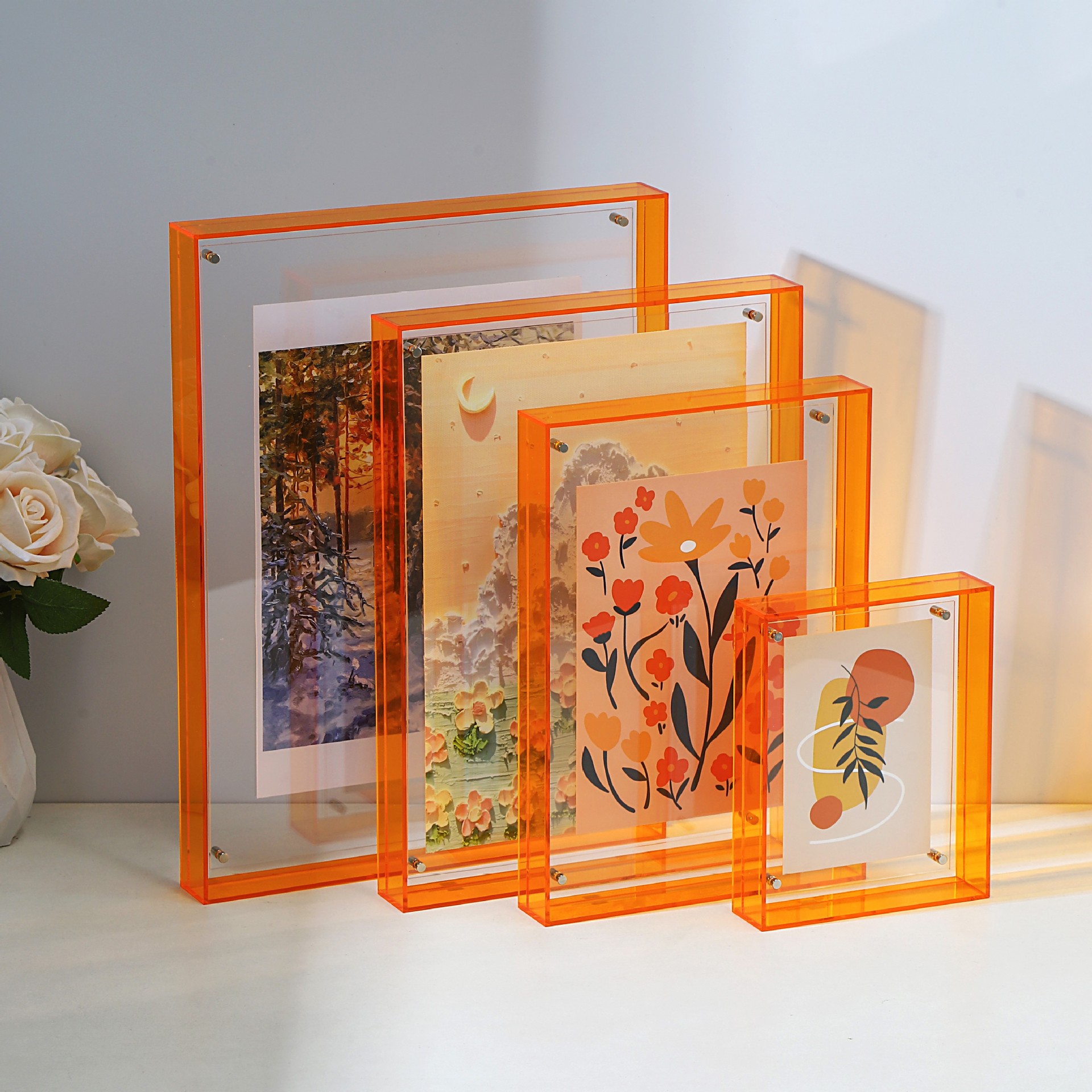 Photo Frame Display Stand Acrylic photo frame display stand – Woven Trends